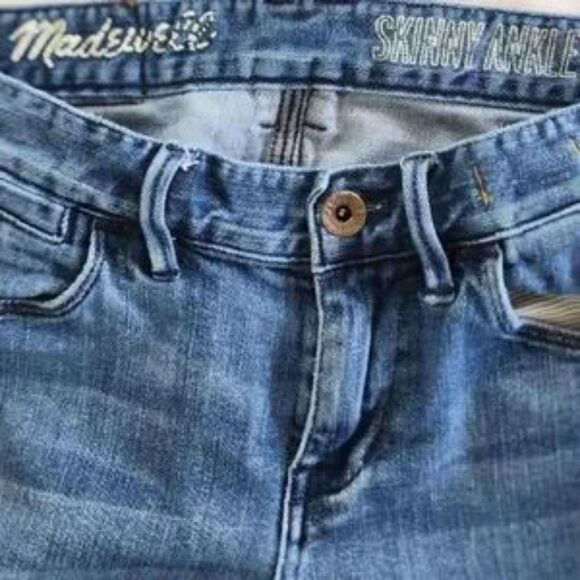 Madewell Skinny Ankle Jeans Medium Wash Women’s 25 – Modern Capsule Denim- EUC - Picture 4 of 5